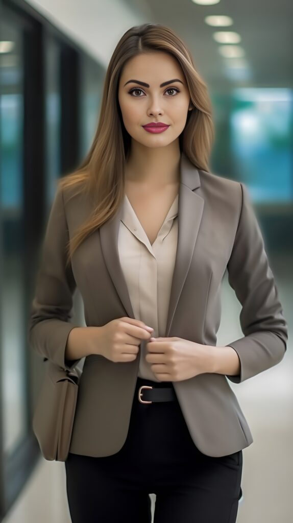 Guile_A_professional_young_woman_dressed_in_elegant_and_sophist_1d5a21cb-f388-4590-9e82-e45fd46e97a7_ins